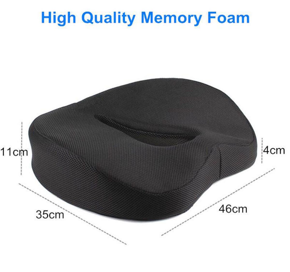 Back Pain Relief for Office Chairs: Memory Foam Seat Cushion (SG)|告别办公椅带来的背痛! | 记忆棉坐垫,久坐不累!(新加坡)