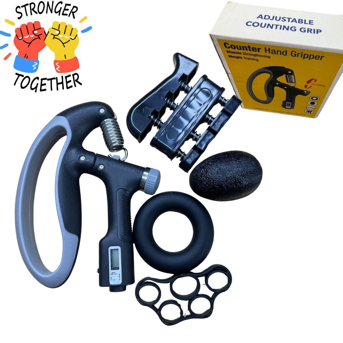 5-in-1 Hand Grip Kit Stronger Hands, Better You! handgripSG EXCLUSIVE!