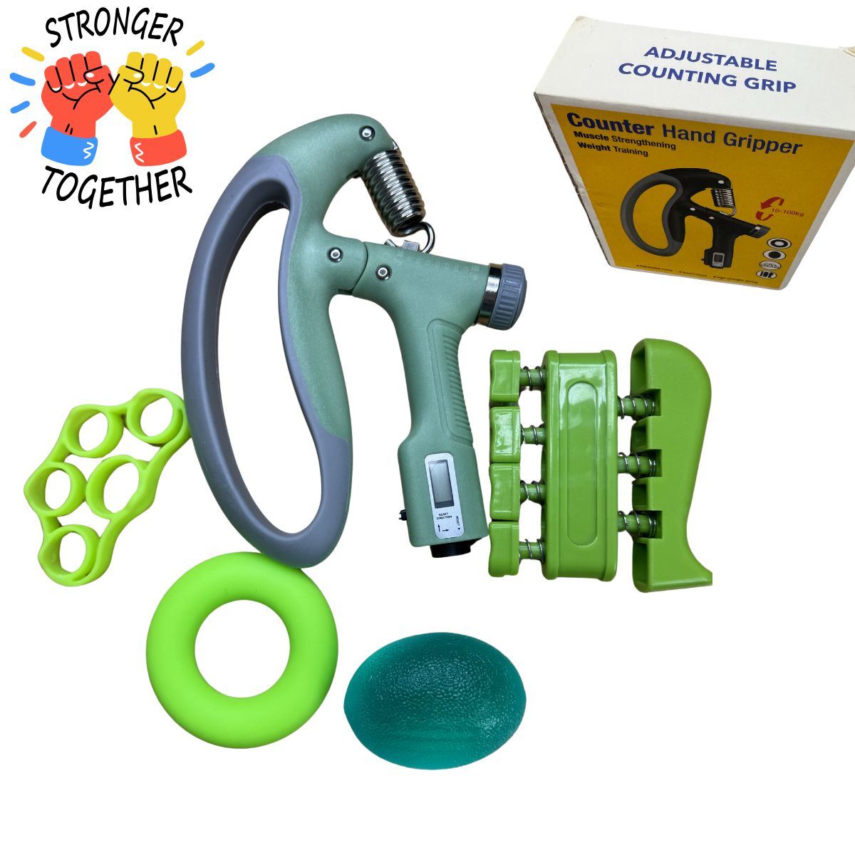 5-in-1 Hand Grip Kit Stronger Hands, Better You! handgripSG EXCLUSIVE!