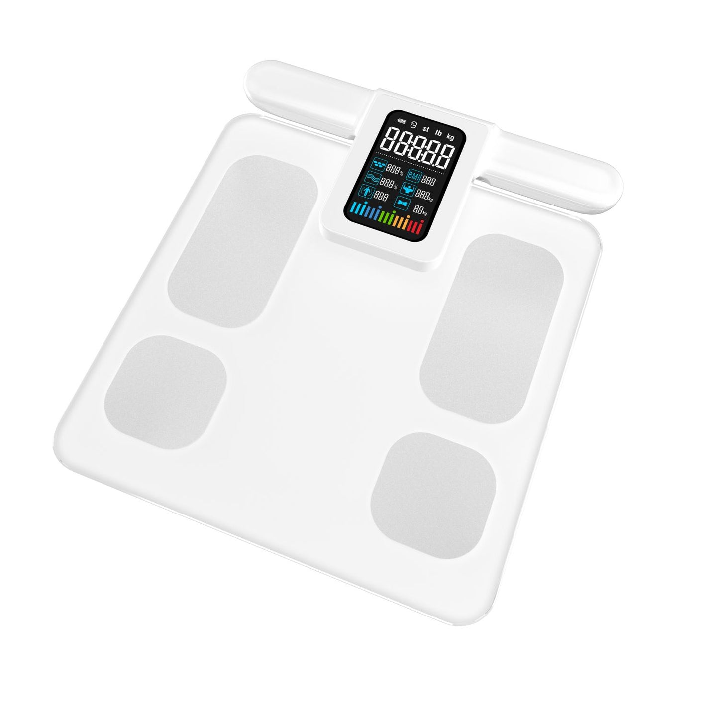 JCHealth Pro Smart Body Composition Scale | 28 Metrics, 8-Electrode BIA, Health App Sync