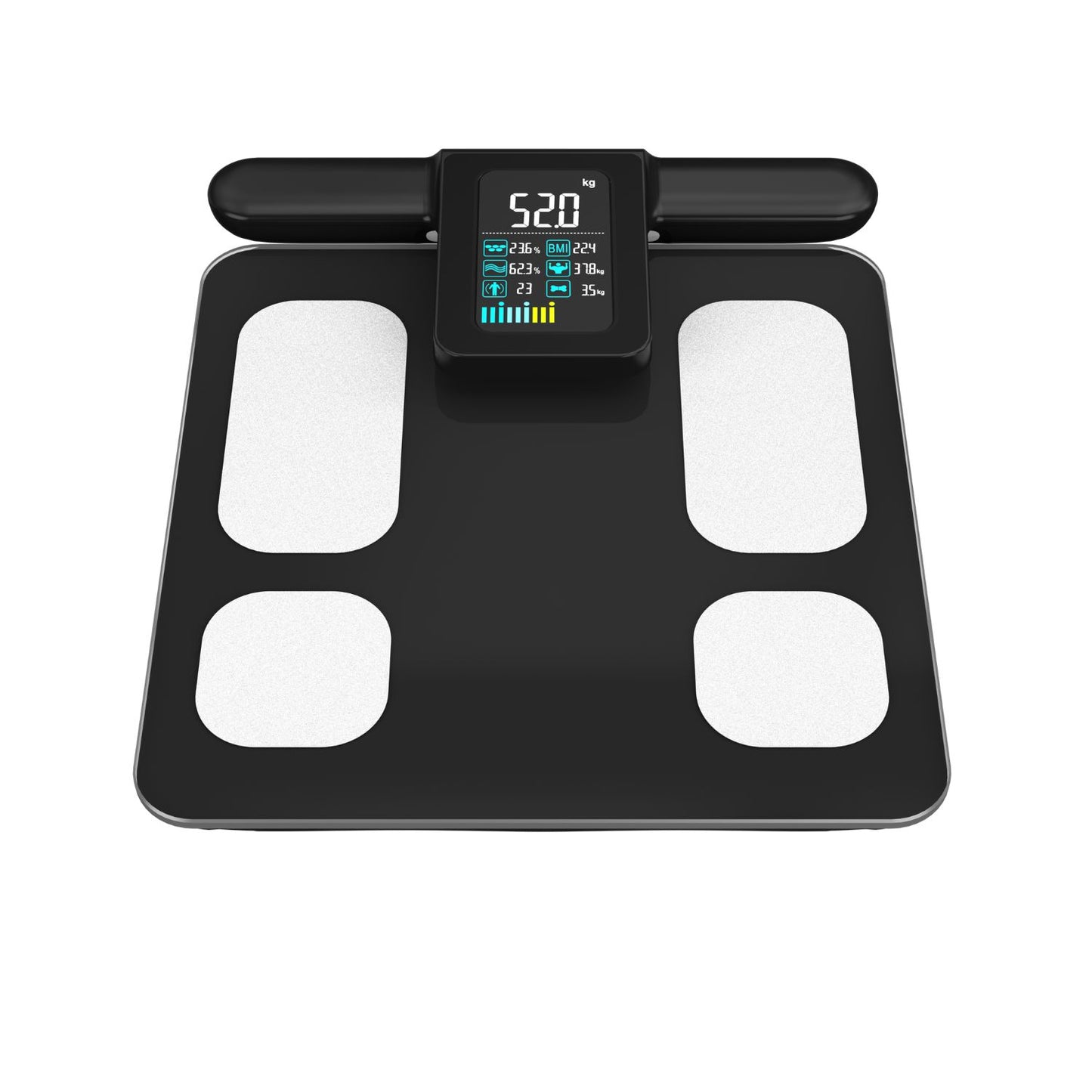JCHealth Pro Smart Body Composition Scale | 28 Metrics, 8-Electrode BIA, Health App Sync