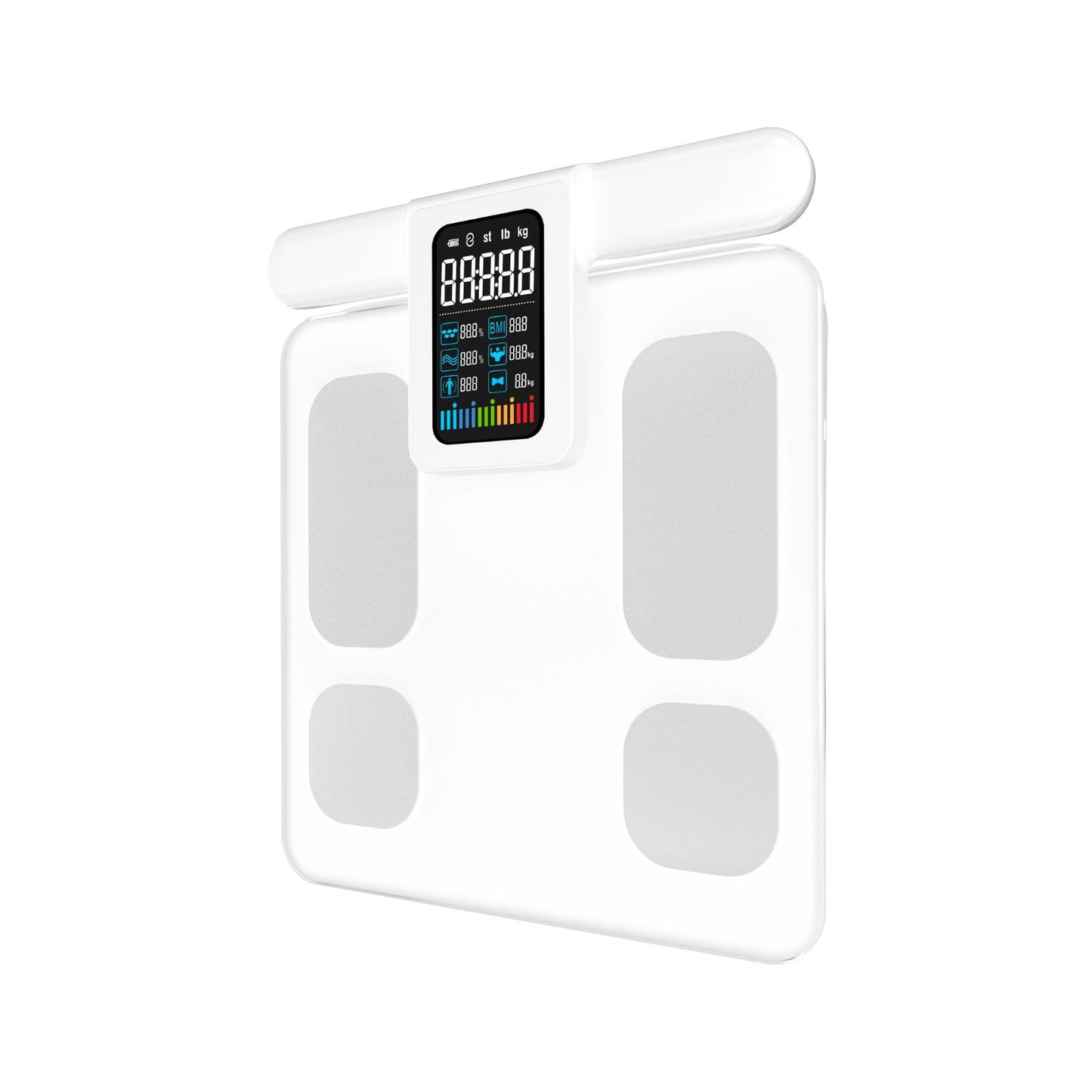 JCHealth Pro Smart Body Composition Scale | 28 Metrics, 8-Electrode BIA, Health App Sync