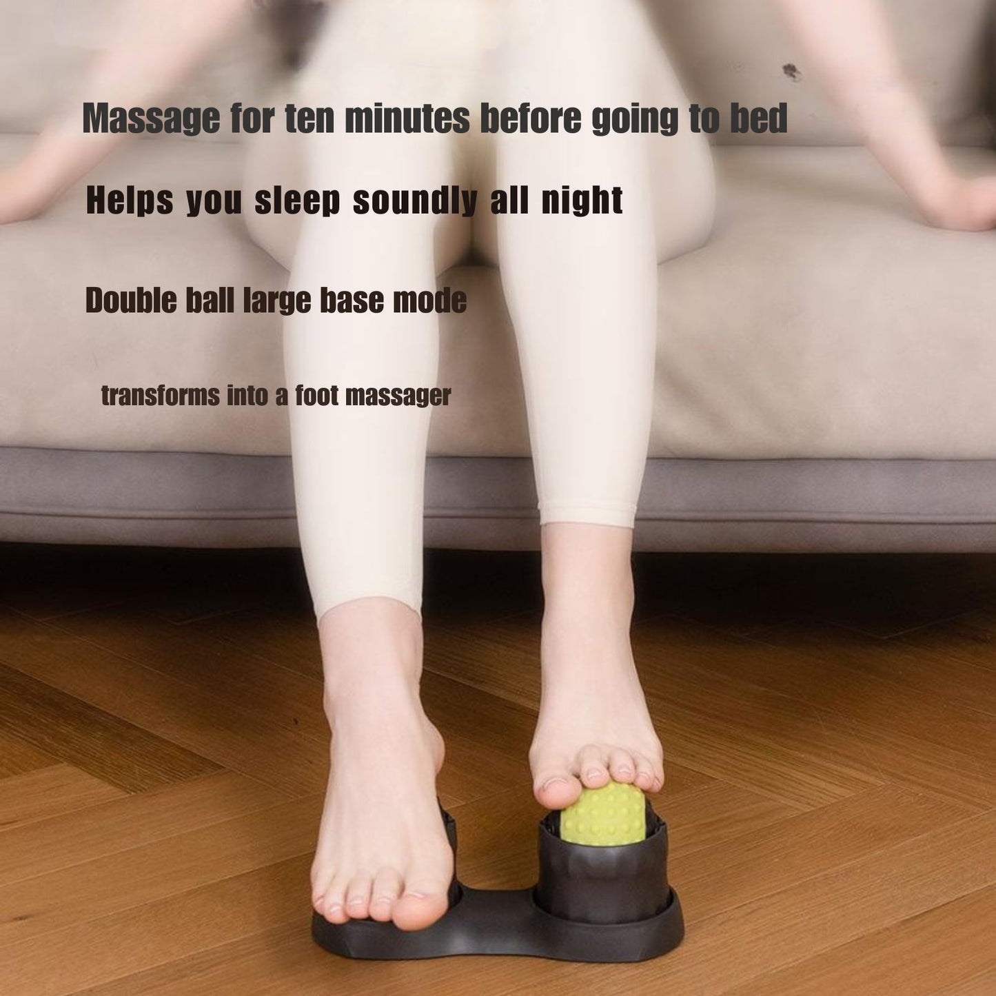 10 mins hot massage for foot great for helping a good night sleep