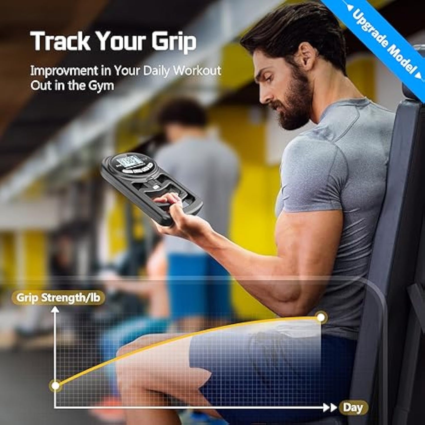 JC Health Electronic Hand Dynamometer | Track Grip Strength & Progress