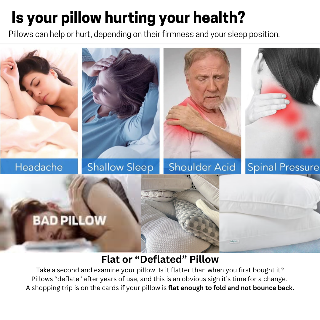 Cervical Memory Foam Pillow, Contour Pillows for Neck and Shoulder Pain, Ergonomic Orthopedic Sleeping Neck Contoured Support Pillow for Side Sleepers, Back and Stomach Sleepers