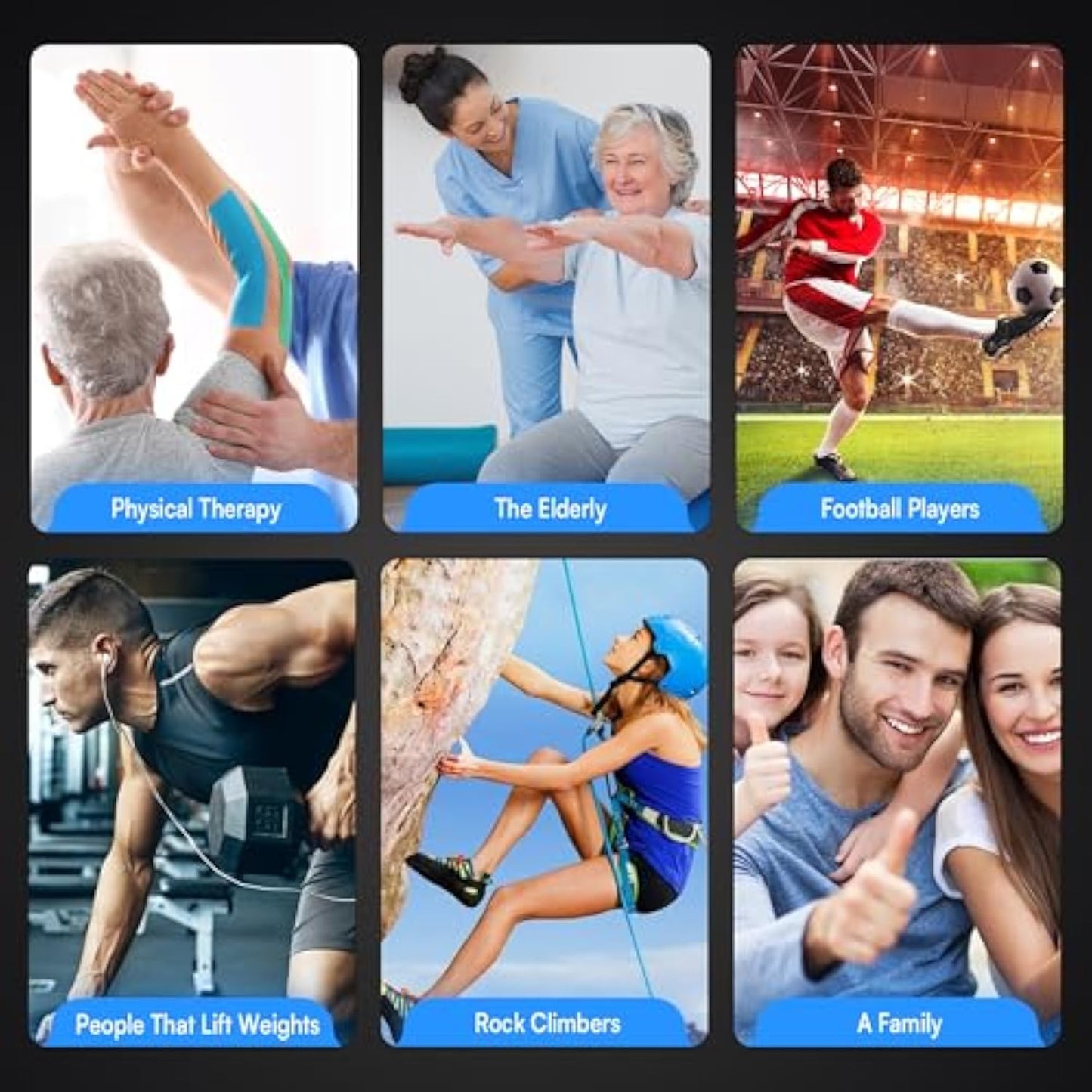 phyical therapy and the elderly are suggested to use it to track regularly