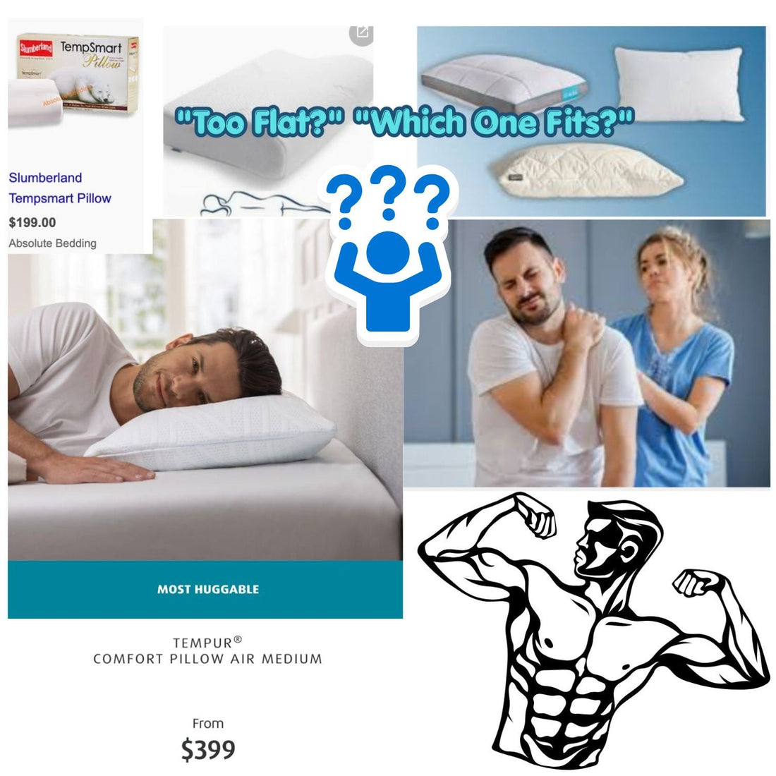 Why expensive pillows fail broad shoulder side sleepers causing neck pain. Fixed brand pillow vs adjustable support Singapore.