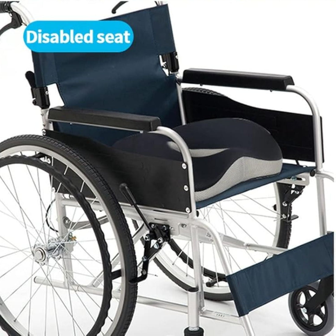 Ergonomic wheelchair seat cushion for elderly rehab and post-op tailbone relief Singapore