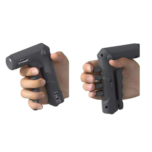 Black dual mode grip trainer hand exerciser for strength training