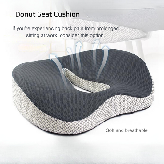 Back Pain Relief for Office Chairs: Memory Foam Seat Cushion (SG)|告别办公椅带来的背痛！ | 记忆棉坐垫，久坐不累！(新加坡)