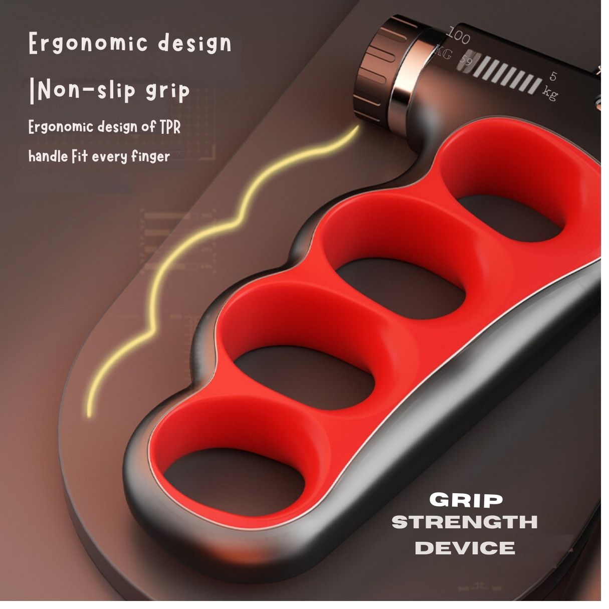 JC Health Finger Split Gripper | Ergonomic Hand Strengthener for Grip & Dexterity, No Slip