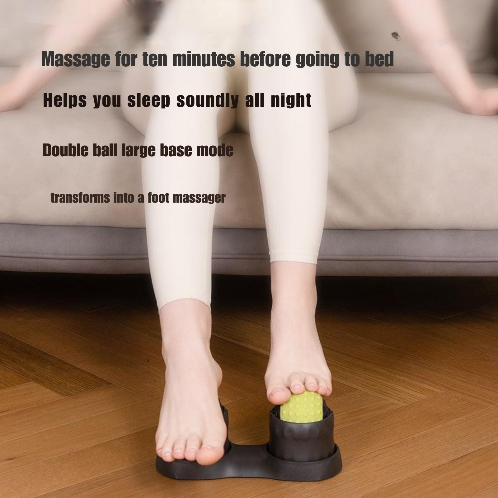 10 mins hot massage for foot great for helping a good night sleep