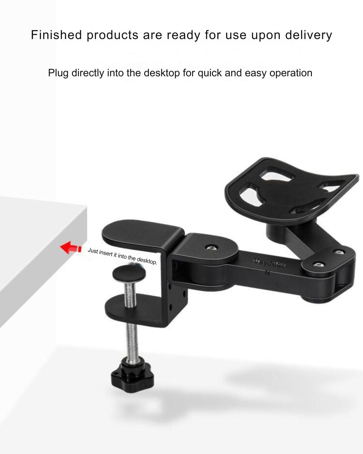 Universal Clamp-on Adjustable Armrests, Desk Cradle Rotating Elbow Cushions, Table Extension Platform Arm Support,