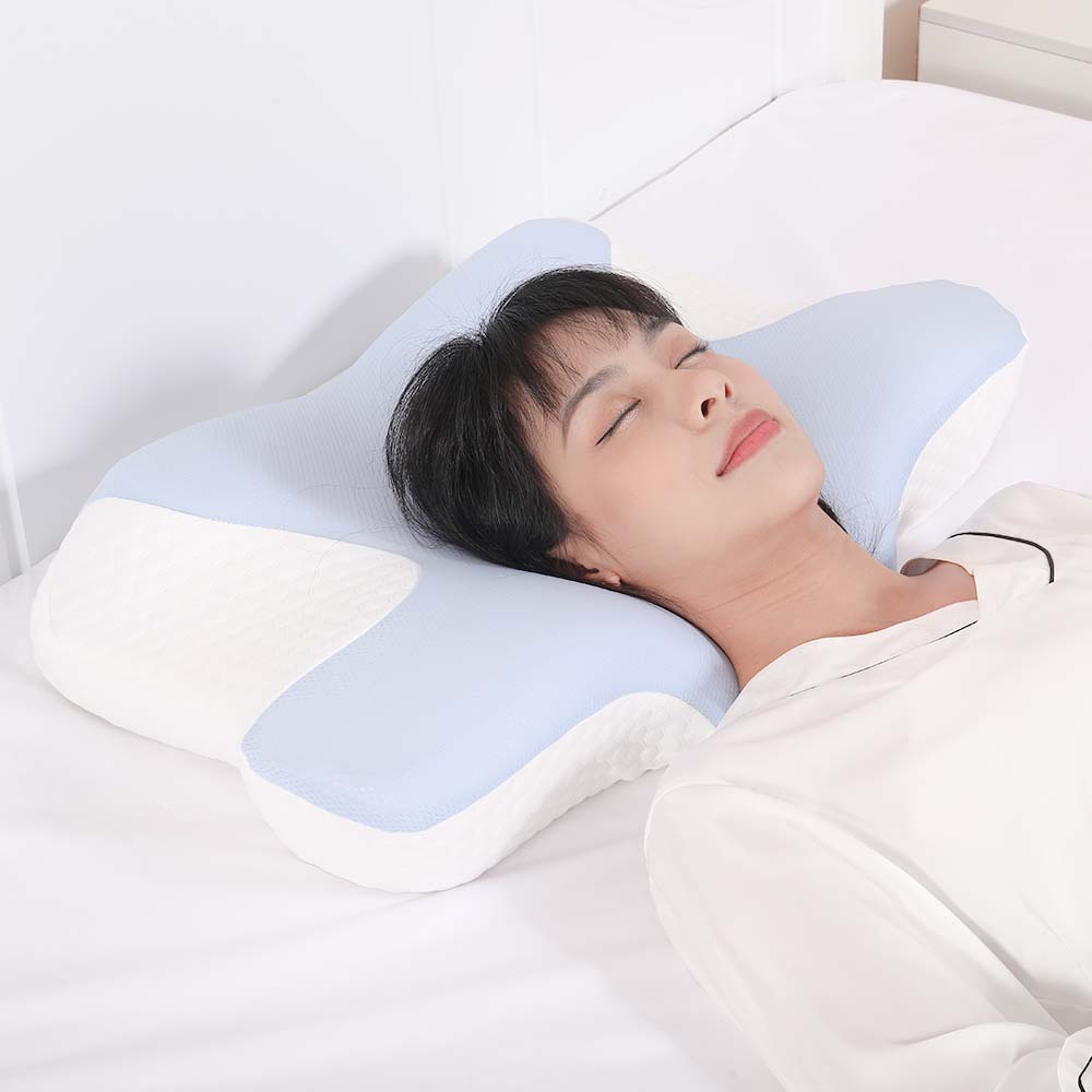 Cervical Memory Foam Pillow, Contour Pillows for Neck and Shoulder Pain, Ergonomic Orthopedic Sleeping Neck Contoured Support Pillow for Side Sleepers, Back and Stomach Sleepers
