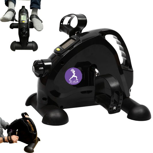 JC Health mini bike for leg and hand exercise, portable pedal exerciser for seniors