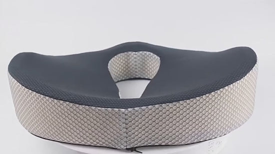 a men showcase Donut seat cushion at office chair 