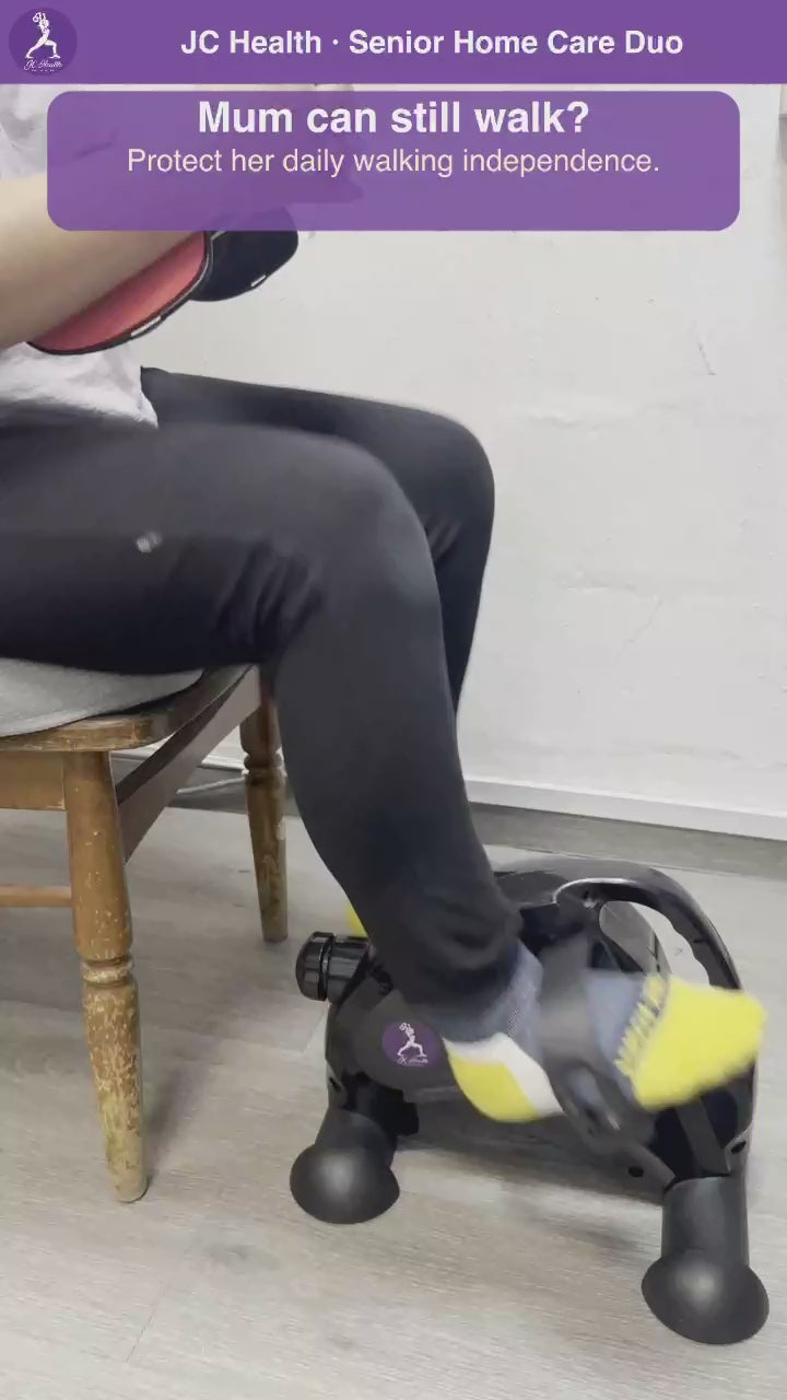 Senior Home Care Duo video (English voice): mini bike + Tight Master Pro - age fearlessly, together