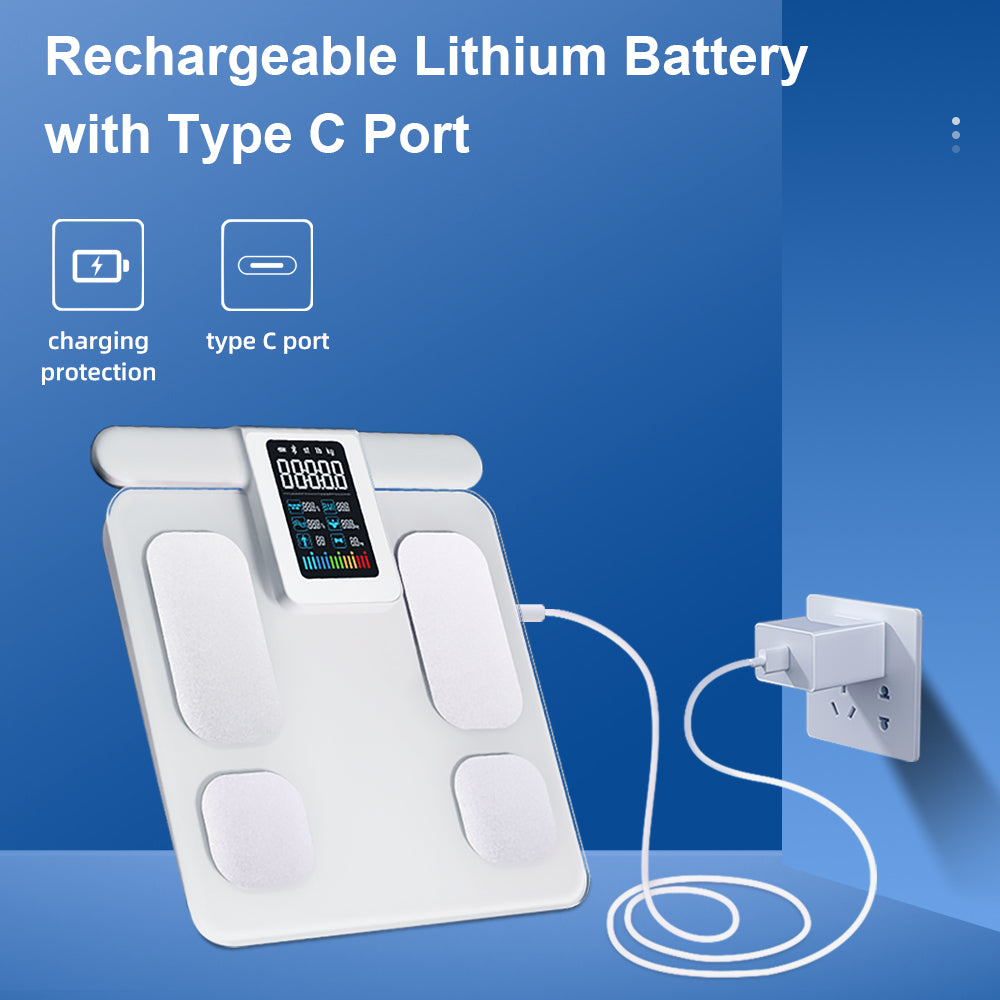 Built-in rechargeable lithium battery with USB-C charging port for eco-friendly, long-term use