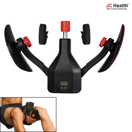 JC Health Tight Master Pro (Black) | Adjustable 10–50KG Kegel & Inner Thigh Trainer with Digital Sensor