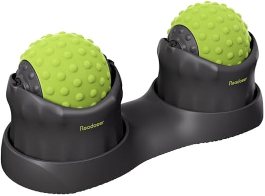 J C Health 2-Pack Hot/Cold Foot Massager Roller Balls | Plantar Fasciitis, Flat Feet, Circulation