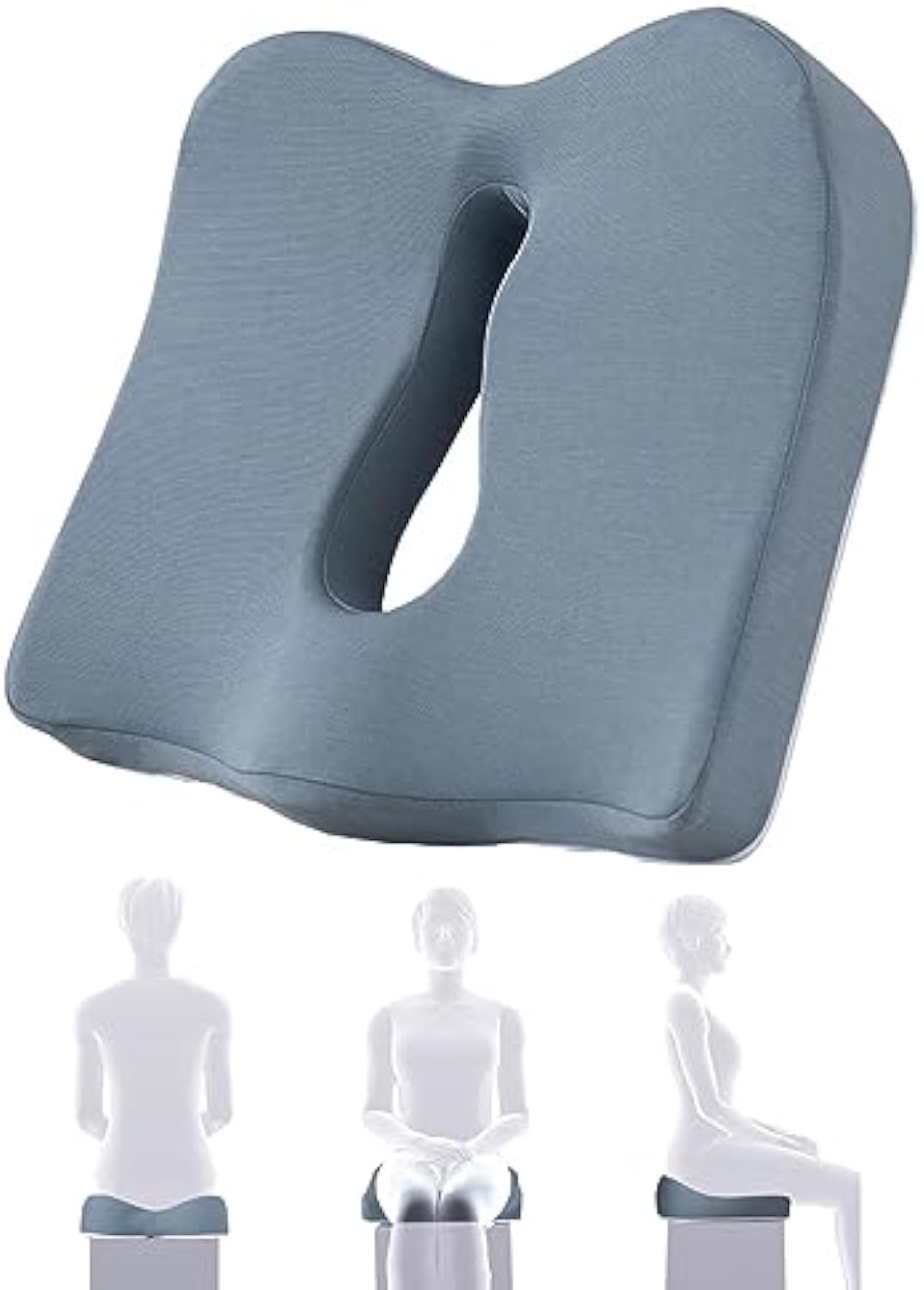 Ultimate Tailbone Pain Relief: Donut Memory Foam Seat Cushion (SG)