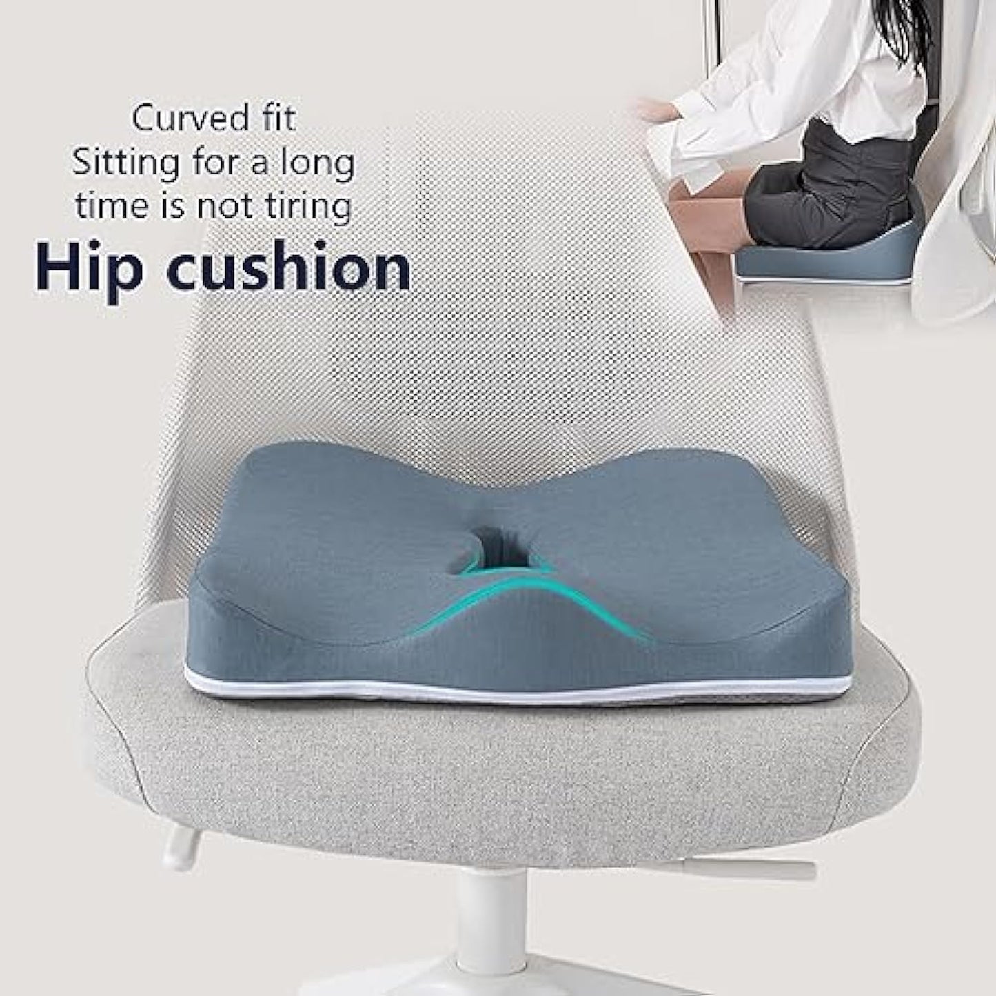 Ultimate Tailbone Pain Relief: Donut Memory Foam Seat Cushion (SG)